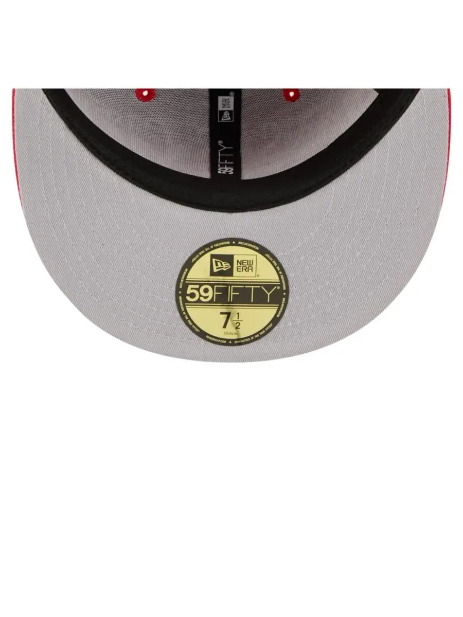New Era Мужская красная бейсболка Kansas City Chiefs Oversized 59FIFTY Fitted Hat — изображение 2 из 5, красный