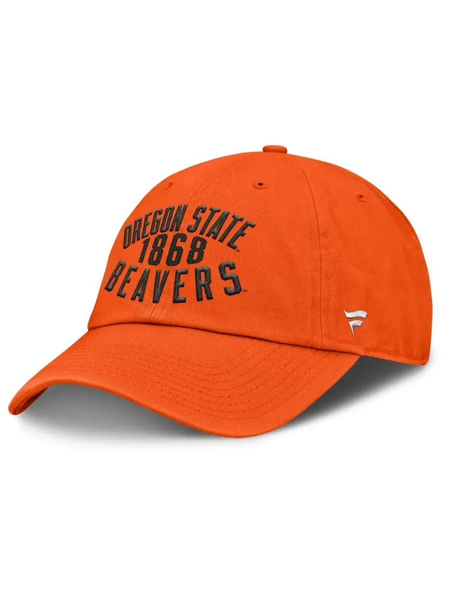 Fanatics Мужская оранжевая регулируемая кепка Oregon State Beavers Archer — изображение 3 из 4, оранжевый