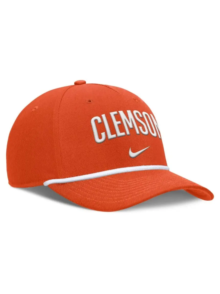 Кепка с вышивкой Clemson Tigers Rise Campus Nike — изображение 3 из 4, оранжевый