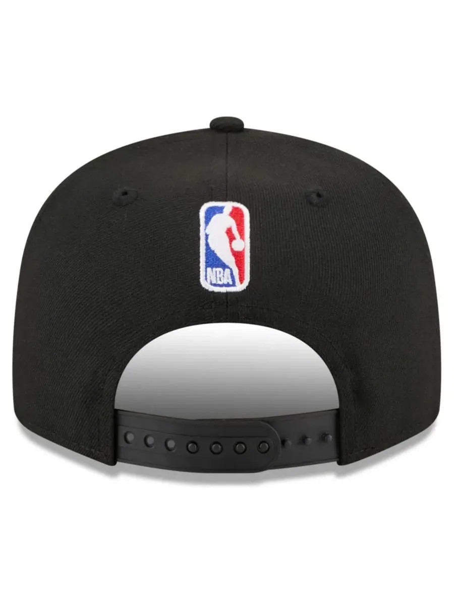Кепка-снэпбек с принтом Detroit Pistons, модель 2026 NBA Draft Crystal 9FIFTY New Era — изображение 3 из 5, черный