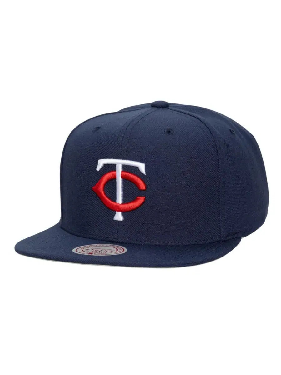 Бейсболка Mitchell & Ness с боковым логотипом Minnesota Twins — изображение 1 из 4, темно-синий