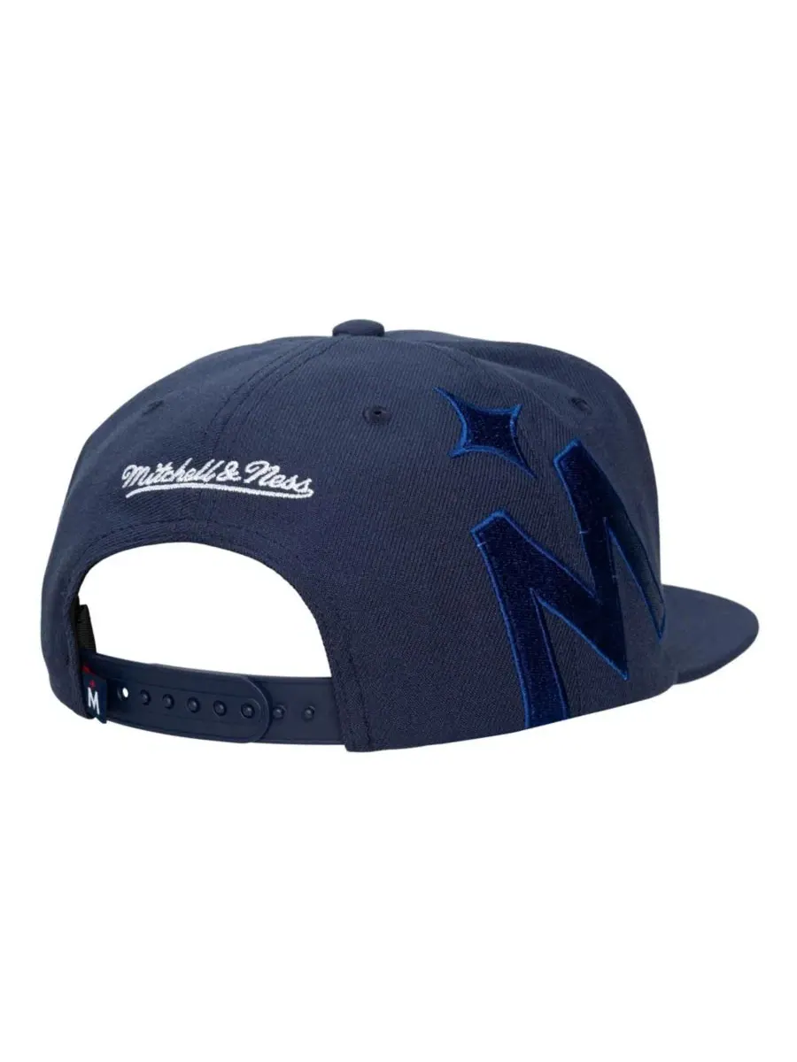 Бейсболка Mitchell & Ness с боковым логотипом Minnesota Twins — изображение 2 из 4, темно-синий