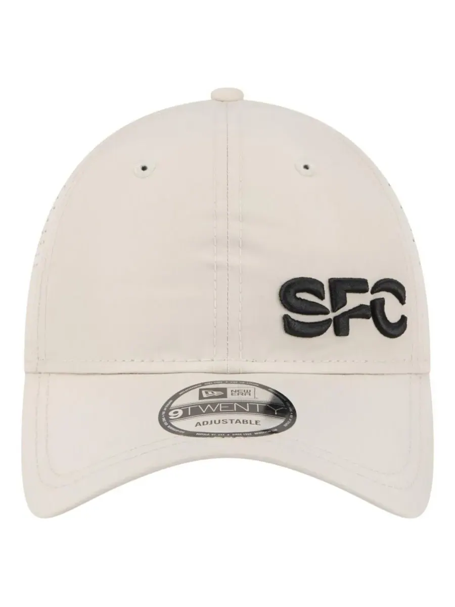New Era Мужская кепка Seattle Sounders FC Active 9TWENTY, бежевого цвета, регулируемая — изображение 4 из 4, бежевый