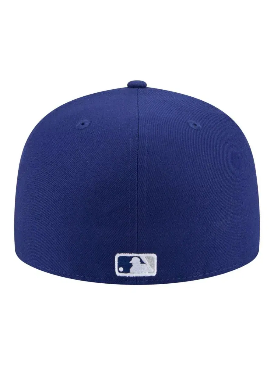 Бейсболка New Era Los Angeles Dodgers City Patch 59FIFTY — изображение 4 из 4, королевский