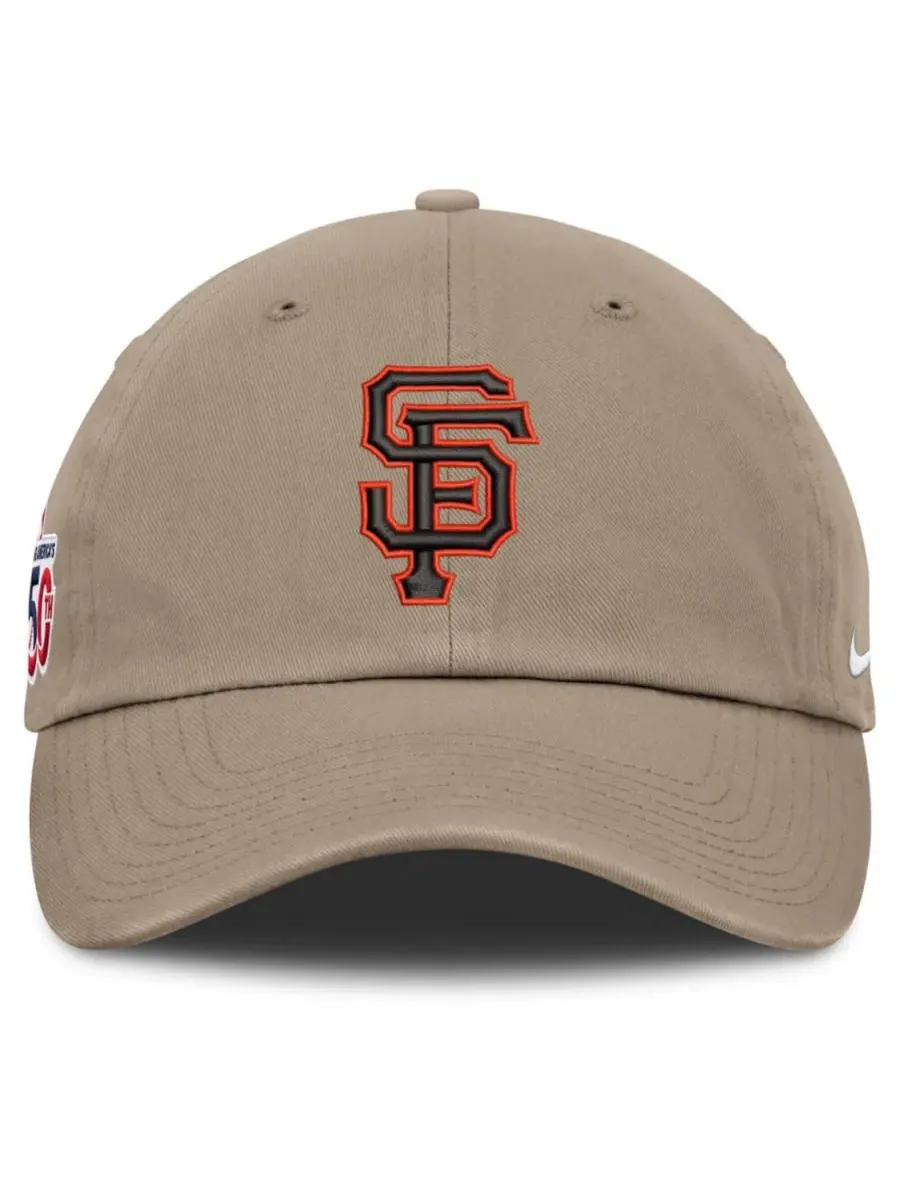 Бейсболка Nike San Francisco Giants Celebrating America's 250th Club — изображение 2 из 4, хаки