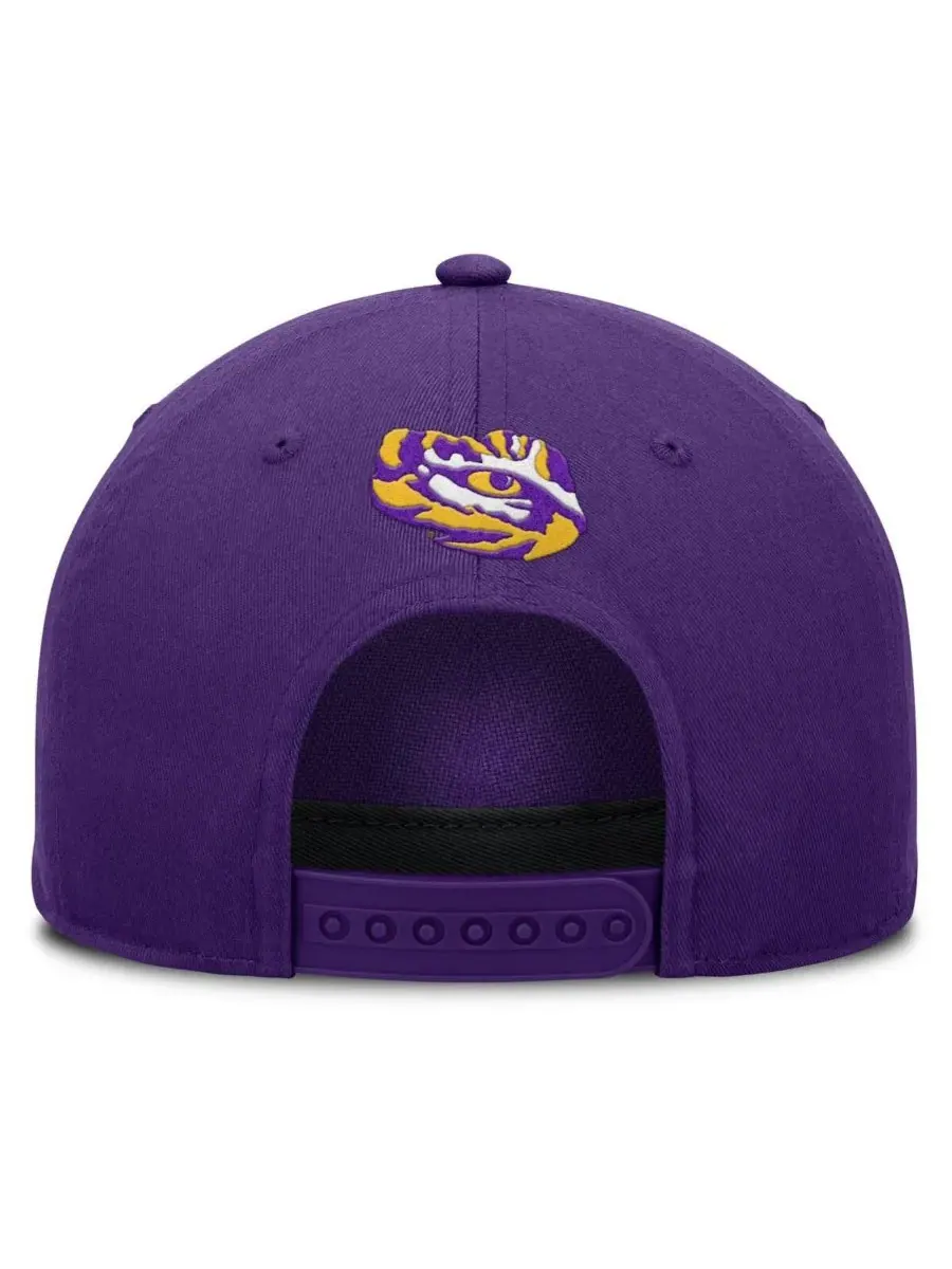 Fanatics Мужская фиолетовая регулируемая кепка с символикой команды LSU Tigers, посвященная фолу на — изображение 3 из 4