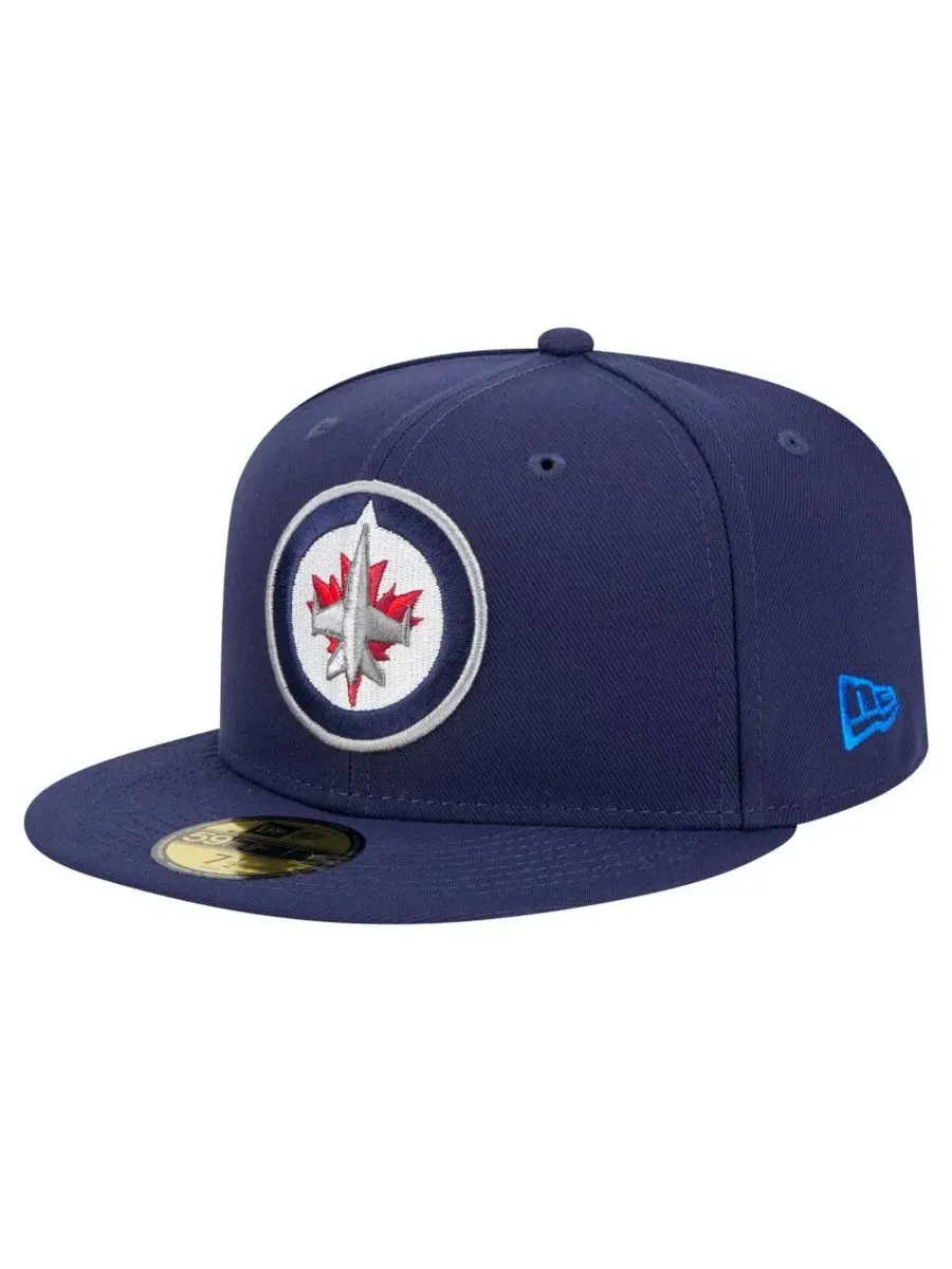 New Era Мужская темно-синяя бейсболка Winnipeg Jets Core 59FIFTY — изображение 1 из 5, темно-синий