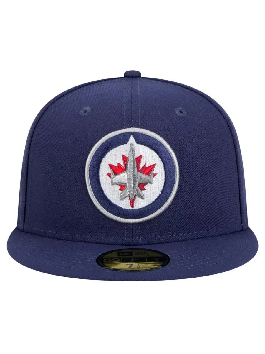 New Era Мужская темно-синяя бейсболка Winnipeg Jets Core 59FIFTY — изображение 2 из 5, темно-синий