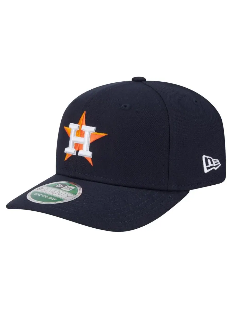 New Era Мужская темно-синяя бейсболка Houston Astros Player Replica 9SEVENTY с регулируемым размером — изображение 1 из 4