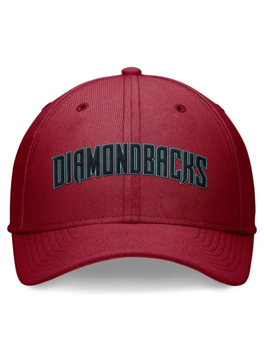 Nike Мужская красная бейсболка Arizona Diamondbacks Performance Flex — изображение 3 из 4, красный
