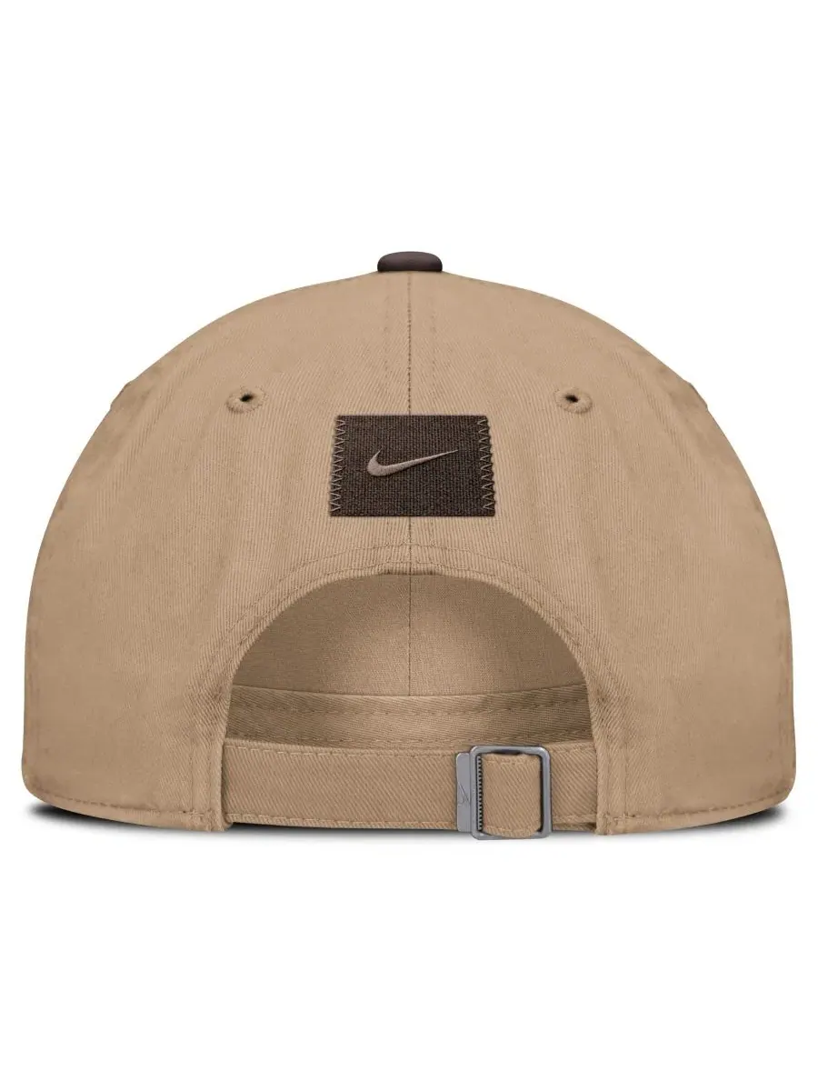 Кепка Nike с вышивкой логотипа — изображение 4 из 5, коричневый