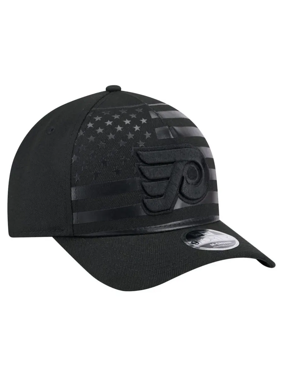 Кепка New Era 9FORTY A-Frame Philadelphia Flyers с флагом — изображение 3 из 4, черный