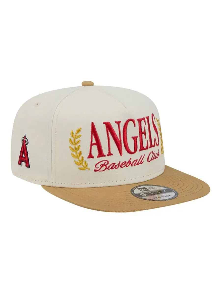 Кепка-снэпбек с вышивкой Club 9FIFTY A-Frame New Era — изображение 1 из 7, бежевый
