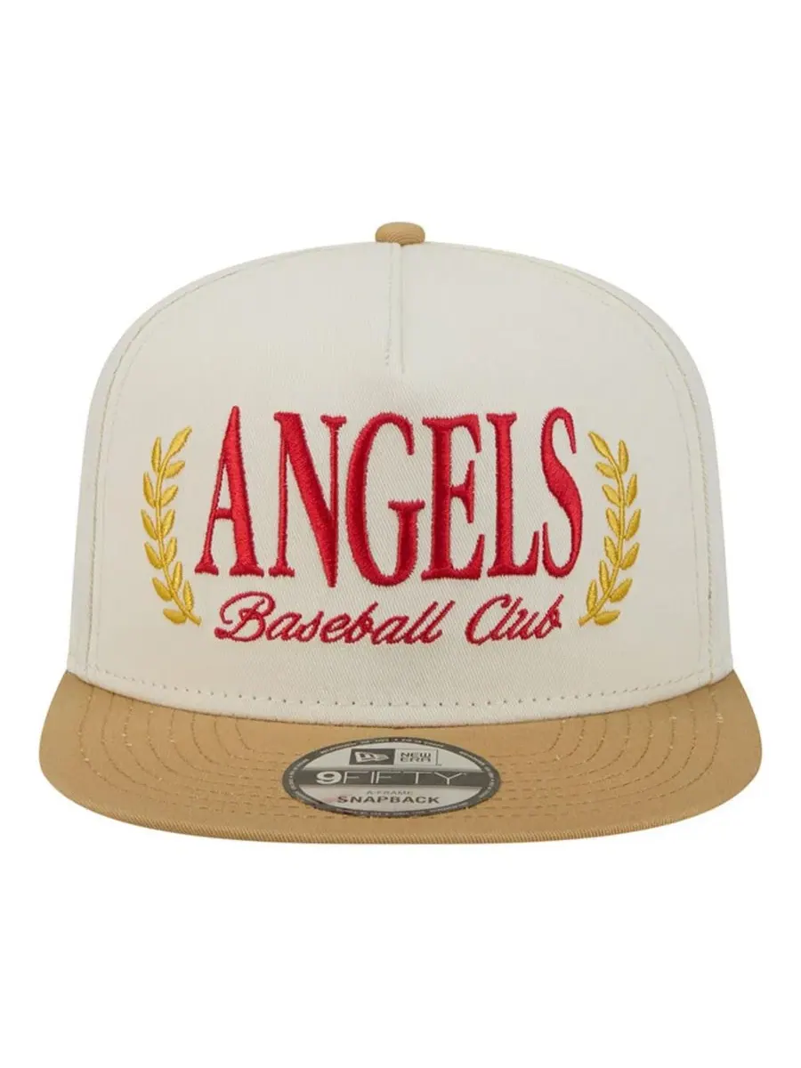 Кепка-снэпбек с вышивкой Club 9FIFTY A-Frame New Era — изображение 2 из 7, бежевый