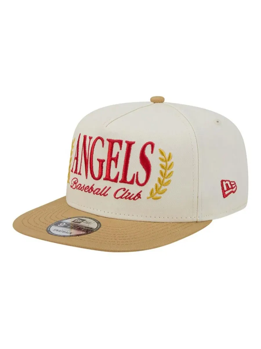 Кепка-снэпбек с вышивкой Club 9FIFTY A-Frame New Era — изображение 3 из 7, бежевый
