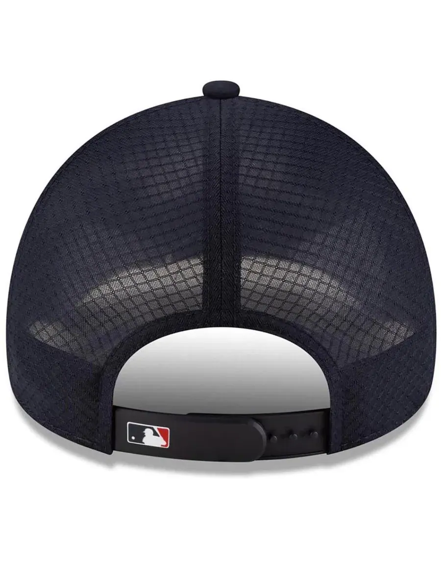Кепка-тракер New Era 9FORTY APEX с вышитым логотипом Boston Red Sox — изображение 2 из 4, темно-синий