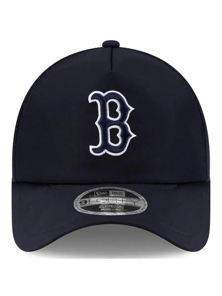 Кепка-тракер New Era 9FORTY APEX с вышитым логотипом Boston Red Sox — изображение 4 из 4, темно-синий