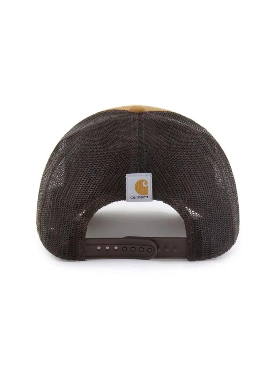 Кепка-тракер с вышивкой Wisconsin Badgers, модель Carhartt x '47 '47 Brand — изображение 3 из 4, коричневый