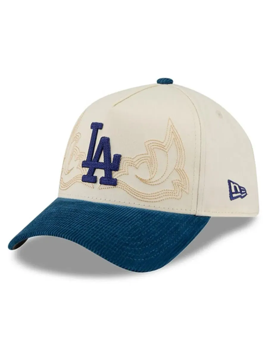 Кепка New Era 9FORTY A-Frame с вышивкой Western Stitch — изображение 1 из 5, серый