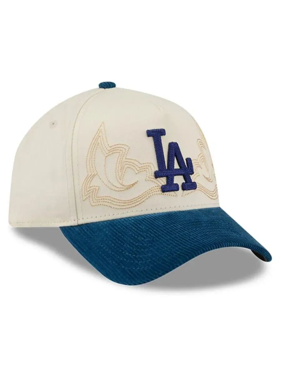 Кепка New Era 9FORTY A-Frame с вышивкой Western Stitch — изображение 3 из 5, серый