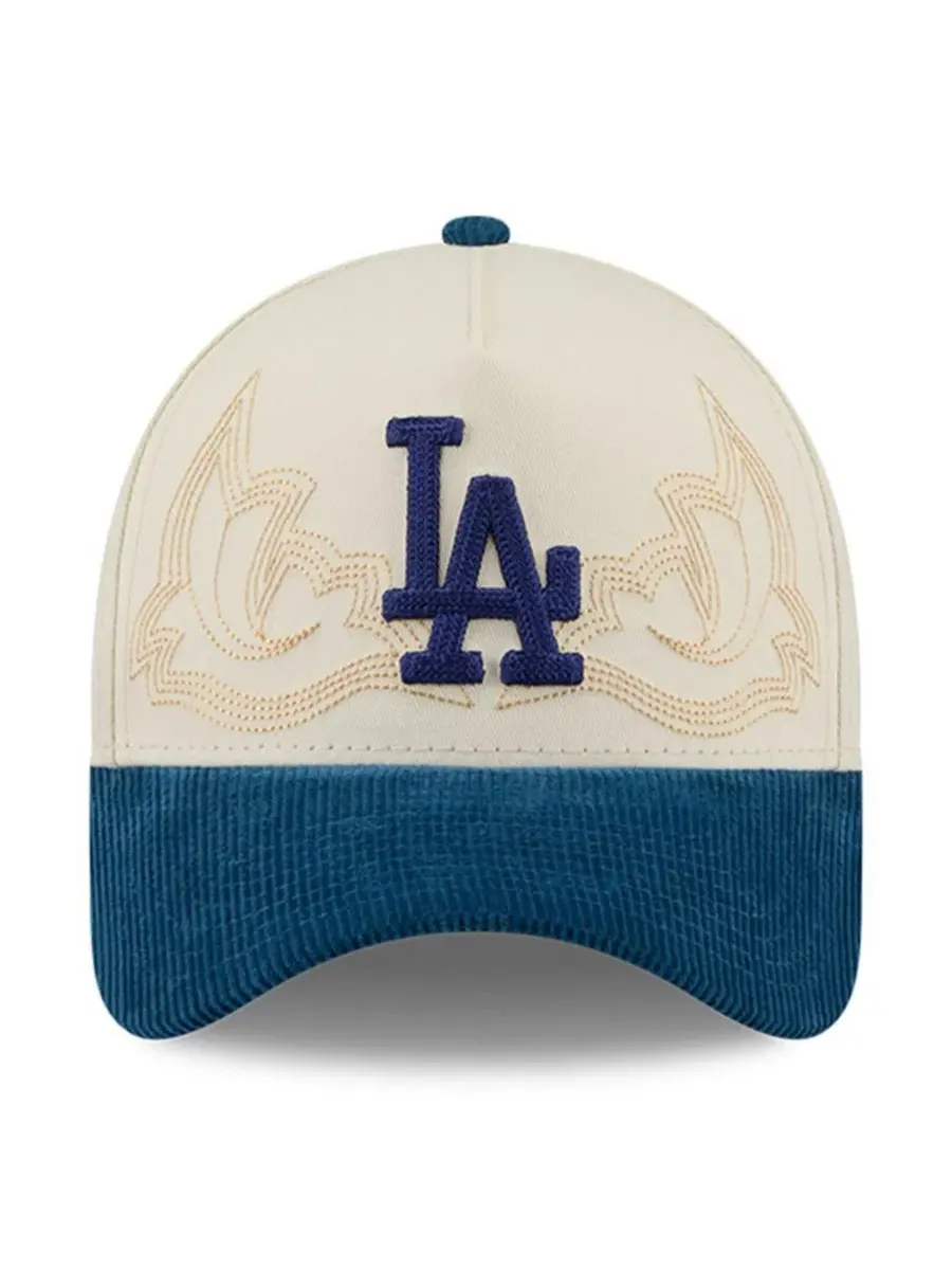 Кепка New Era 9FORTY A-Frame с вышивкой Western Stitch — изображение 4 из 5, серый