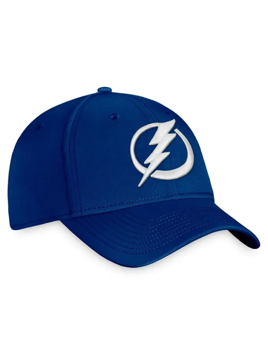 Кепка с вышивкой Core Primary Logo, Tampa Bay Lightning Fanatics — изображение 2 из 4, синий