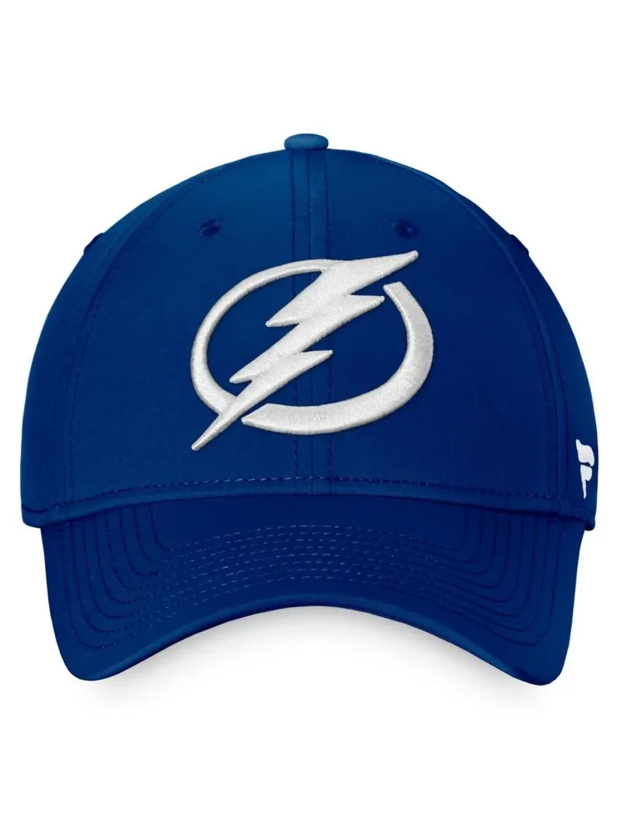 Кепка с вышивкой Core Primary Logo, Tampa Bay Lightning Fanatics — изображение 4 из 4, синий