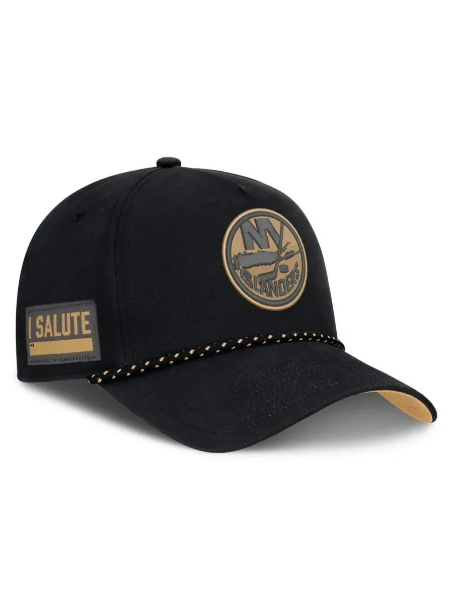 Кепка с изогнутым козырьком Military Appreciation Authentic Pro Fanatics — изображение 1 из 4, черный золотистый