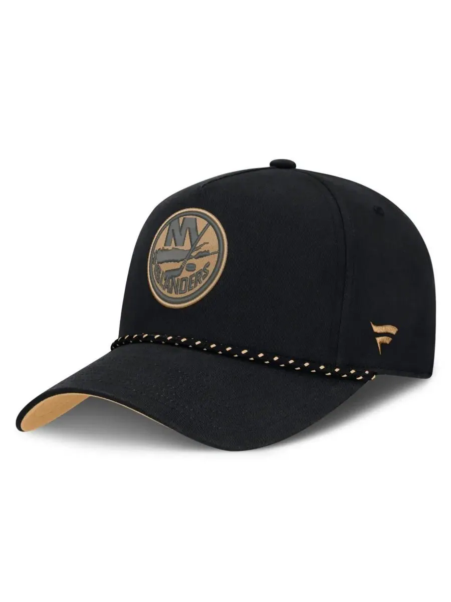 Кепка с изогнутым козырьком Military Appreciation Authentic Pro Fanatics — изображение 3 из 4, черный золотистый