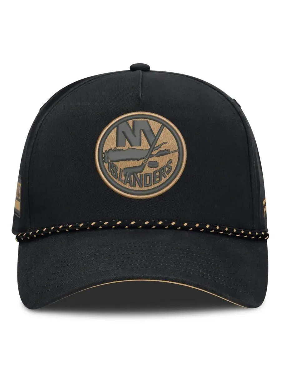 Кепка с изогнутым козырьком Military Appreciation Authentic Pro Fanatics — изображение 4 из 4, черный золотистый