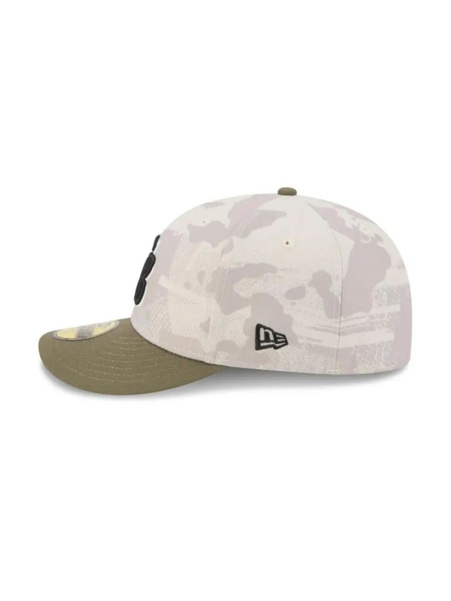 New Era Мужская светло-бежевая/оливковая кепка Tampa Bay Rays 59FIFTY, посвященная Дню вооруженных — изображение 2 из 5