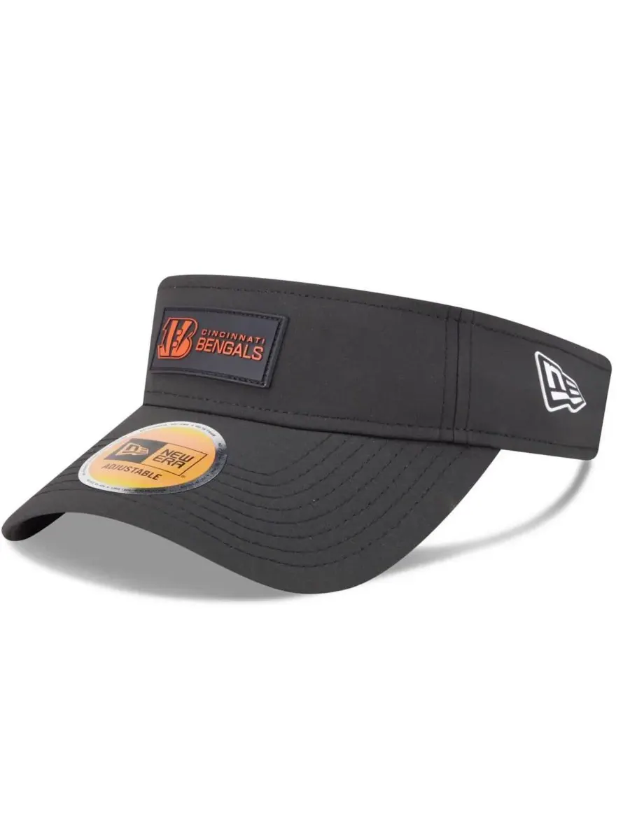 New Era Мужская черная кепка-козырек с символикой команды Cincinnati Bengals 2025 года — изображение 1 из 5, черный