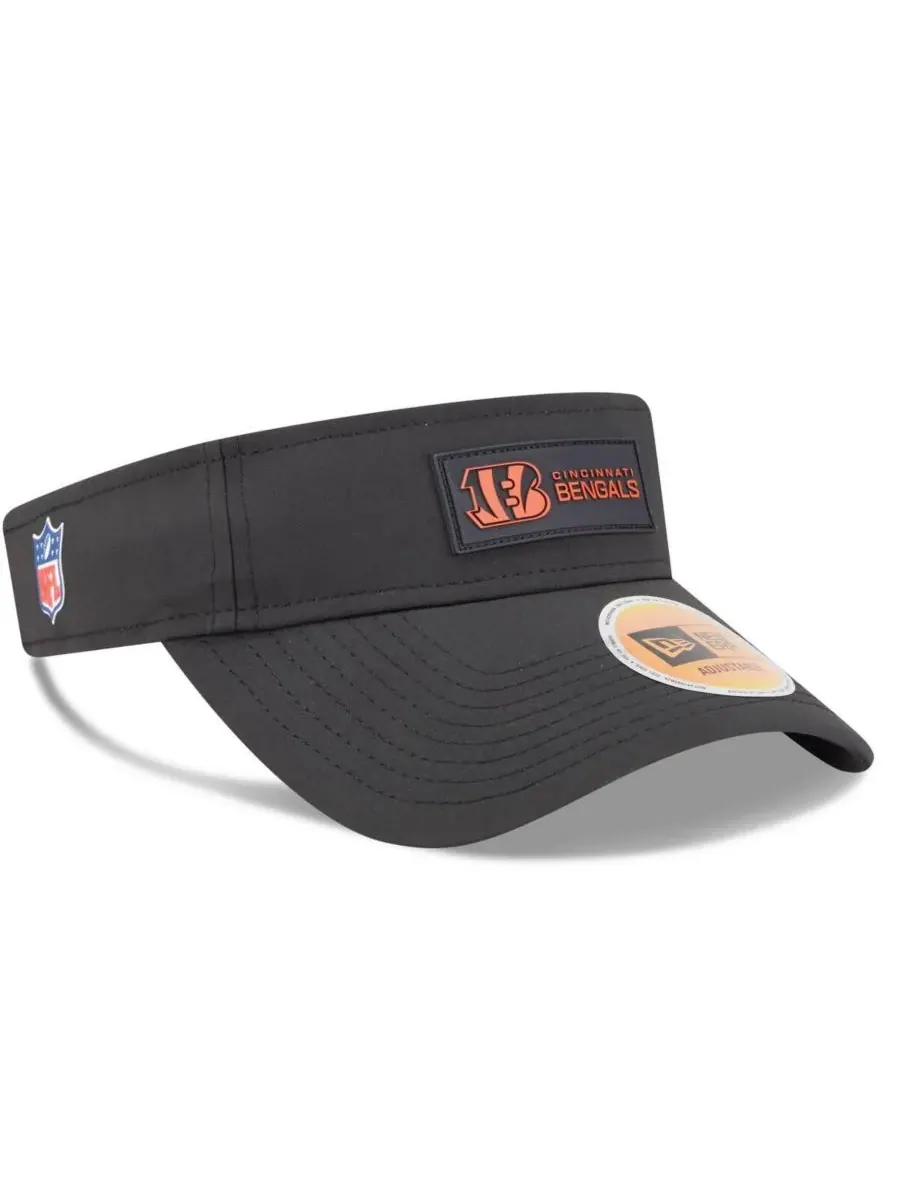 New Era Мужская черная кепка-козырек с символикой команды Cincinnati Bengals 2025 года — изображение 4 из 5, черный