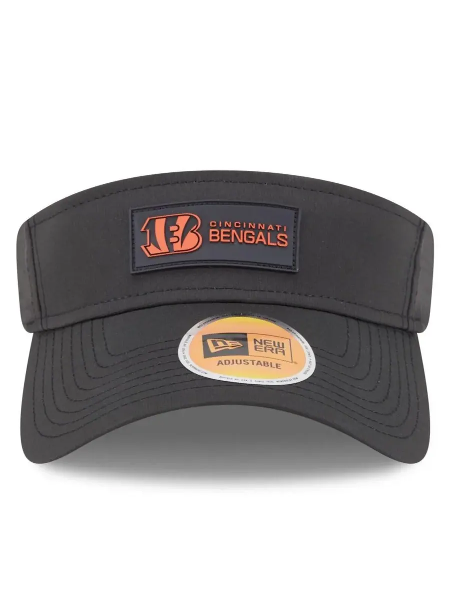 New Era Мужская черная кепка-козырек с символикой команды Cincinnati Bengals 2025 года — изображение 5 из 5, черный