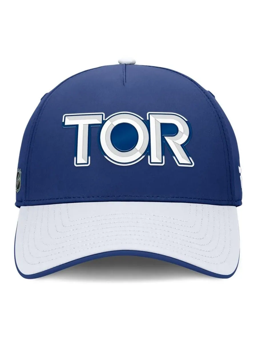 Fanatics Мужская сине-белая бейсболка Toronto Maple Leaf's Authentic Pro Rink Team Code Flex Hat — изображение 3 из 3