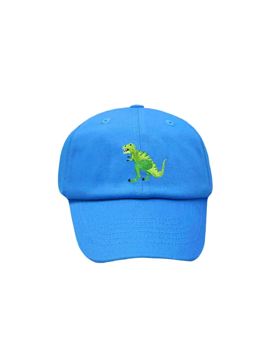 Детская бейсболка T-Rex синего цвета Bits & Bows