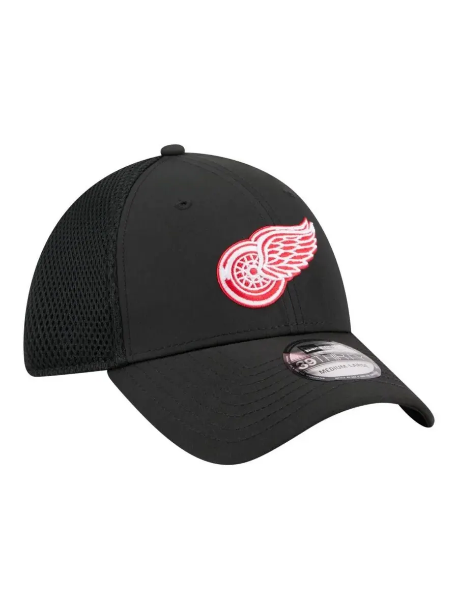Кепка New Era Detroit Red Wings Logo 39THIRTY Flex — изображение 3 из 5, черный