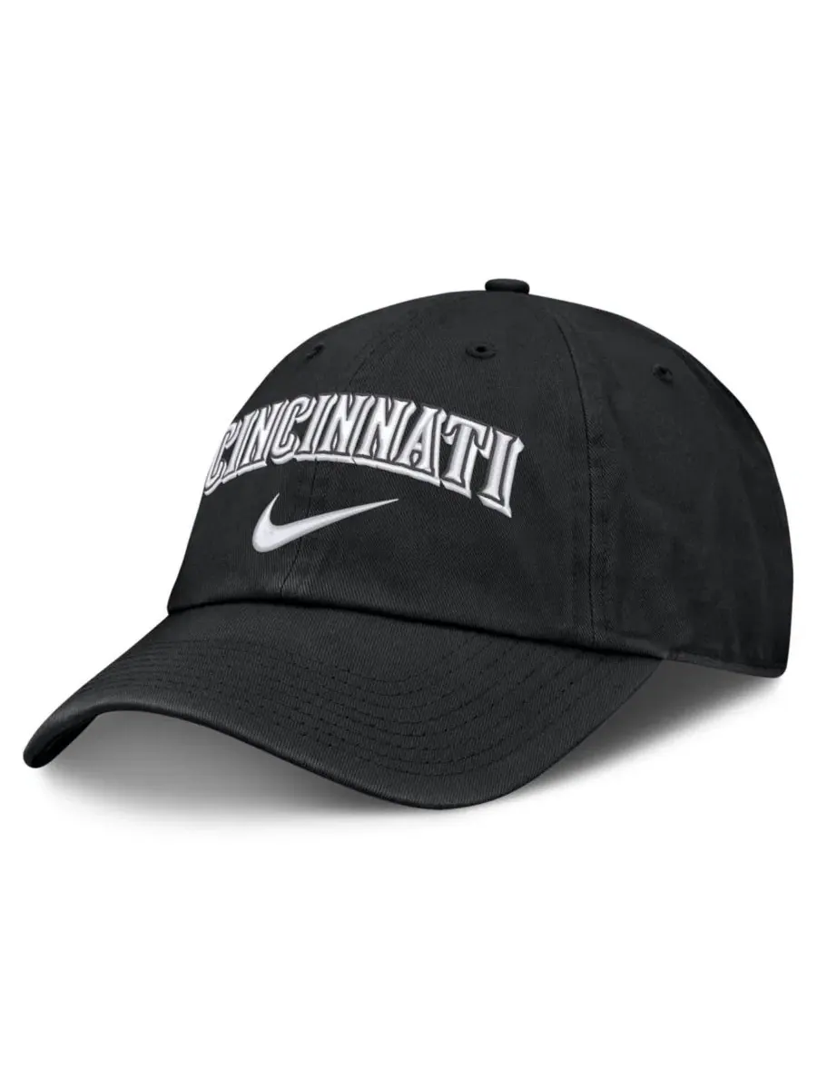 Кепка Nike с вышивкой Cincinnati Reds — изображение 1 из 4, черный