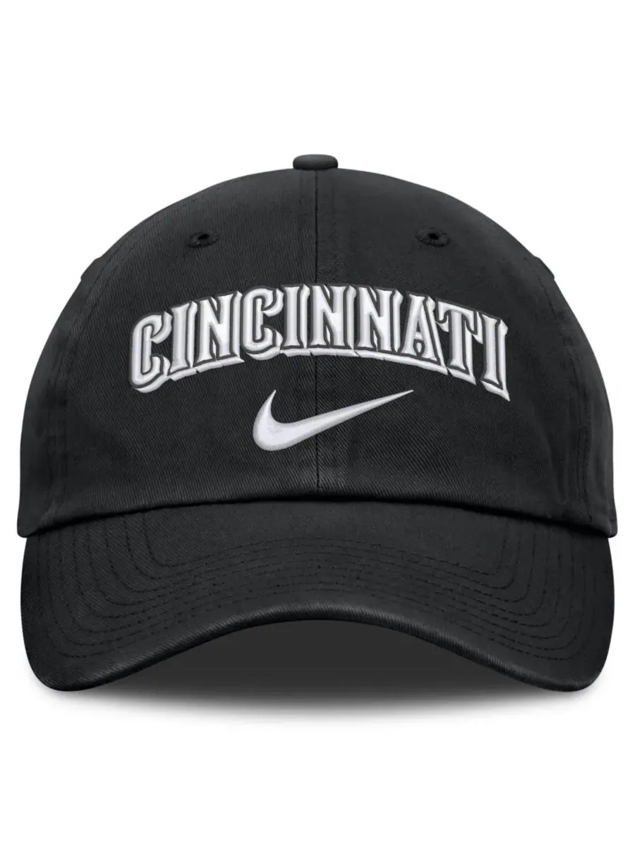 Кепка Nike с вышивкой Cincinnati Reds — изображение 2 из 4, черный