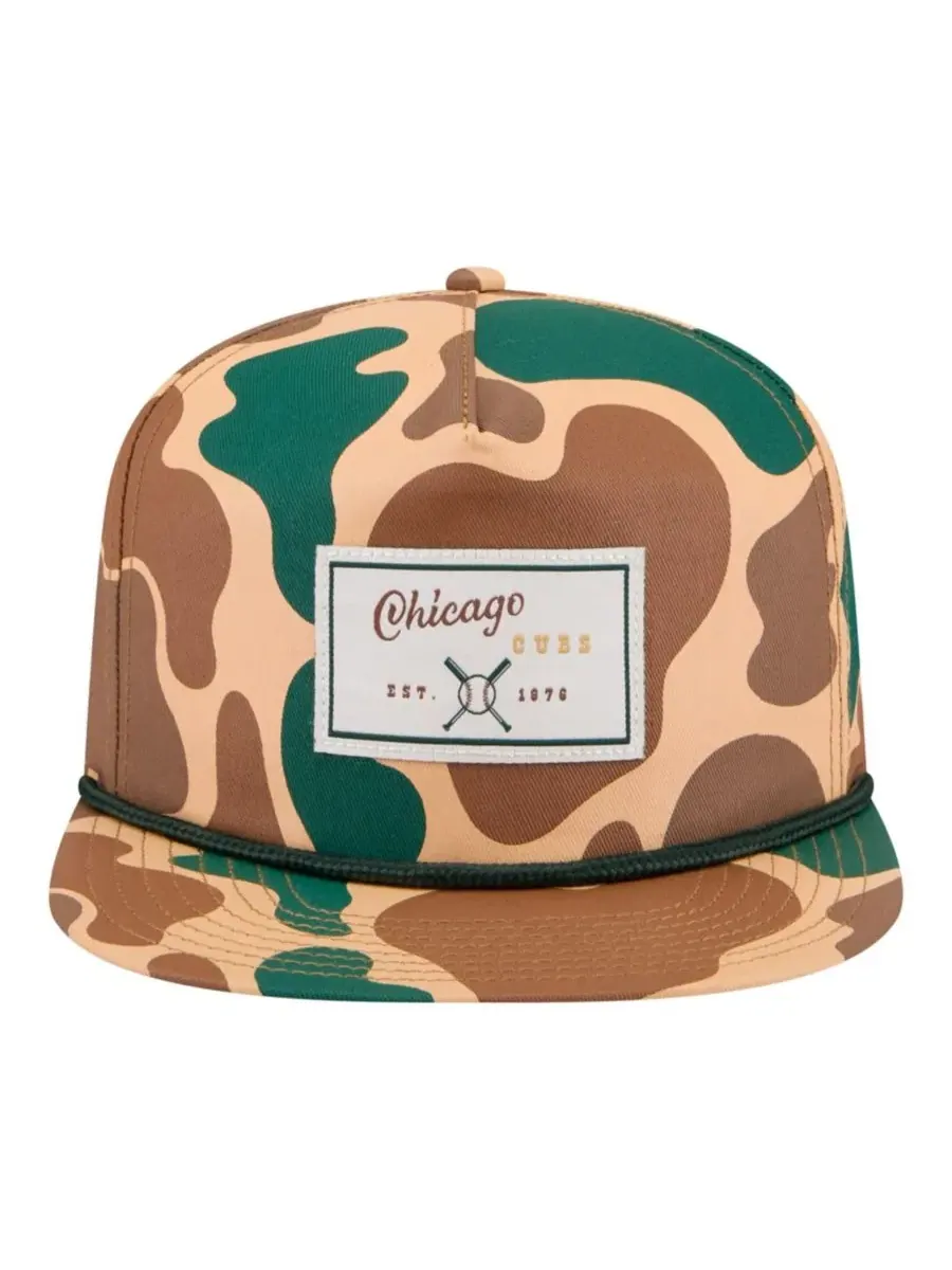 Кепка с принтом камуфляж Camo Chicago Cubs 19TWENTY New Era — изображение 5 из 5