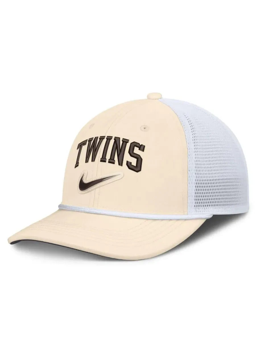 Кепка-тракер Nike Rise Dri-FIT с вышивкой — изображение 1 из 4, натуральный белый