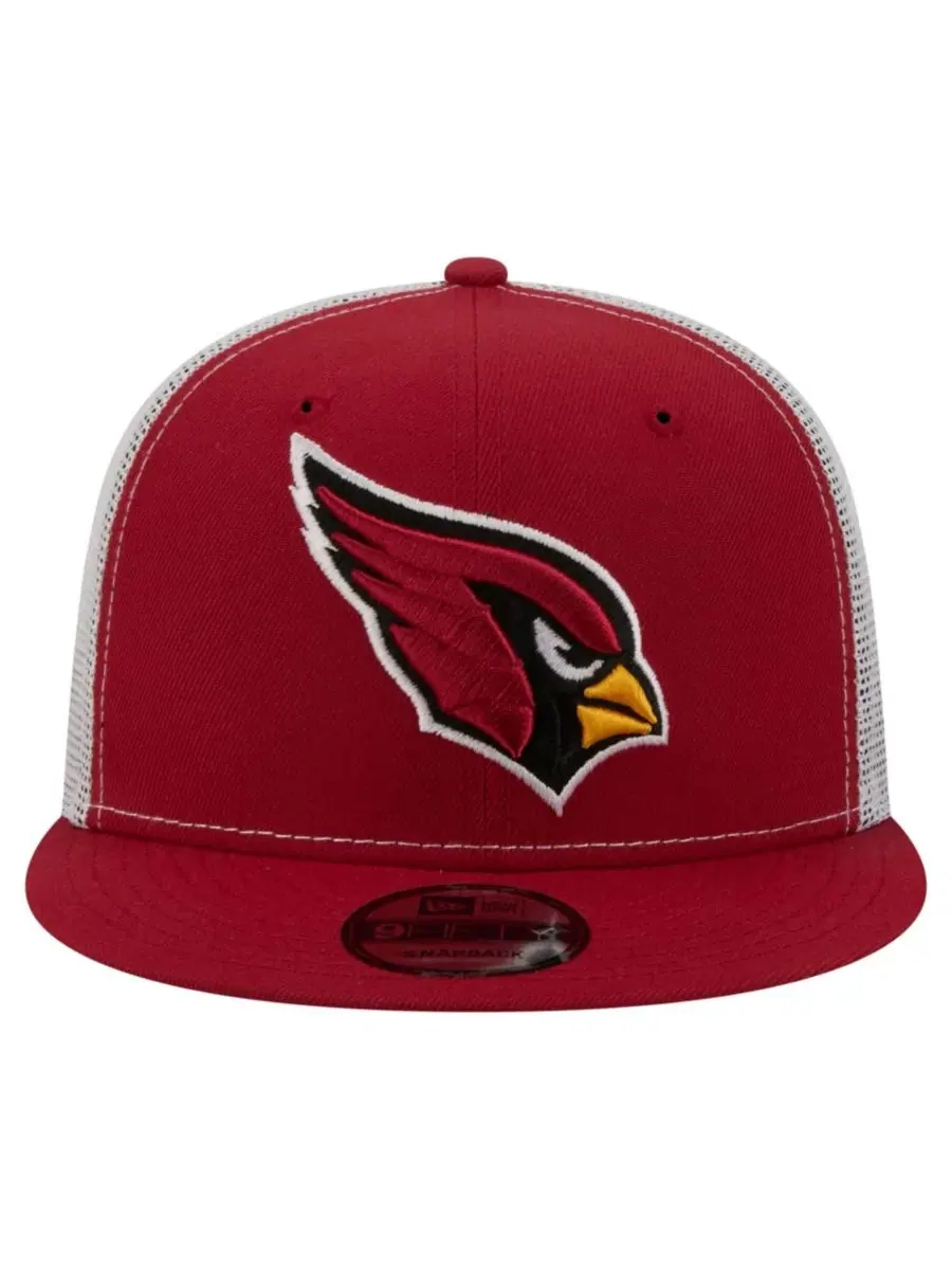 Кепка-снэпбек с вышитым логотипом Arizona Cardinals New Era — изображение 2 из 7, красный