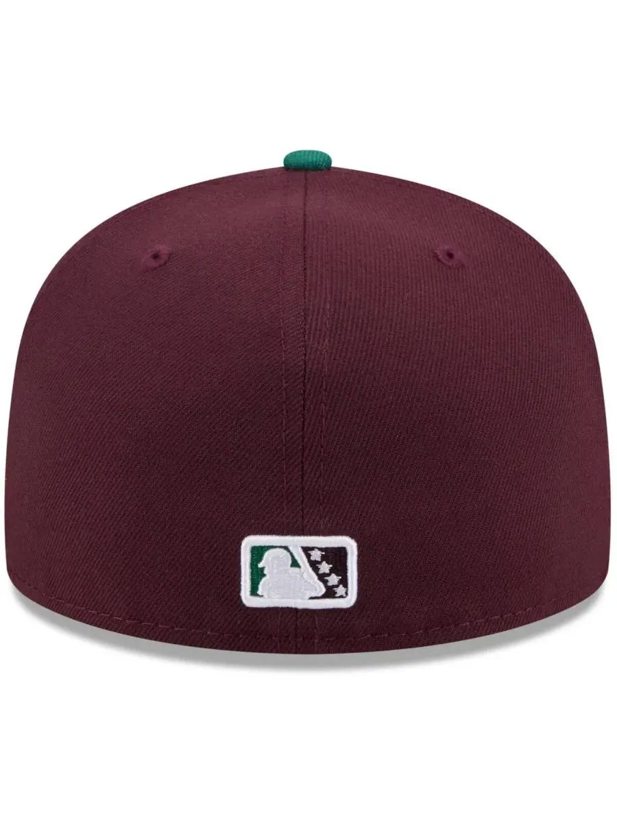 Бейсболка с высокой тульей Hudson Valley Renegades Theme Nights 59FIFTY New Era — изображение 4 из 4, коричневый
