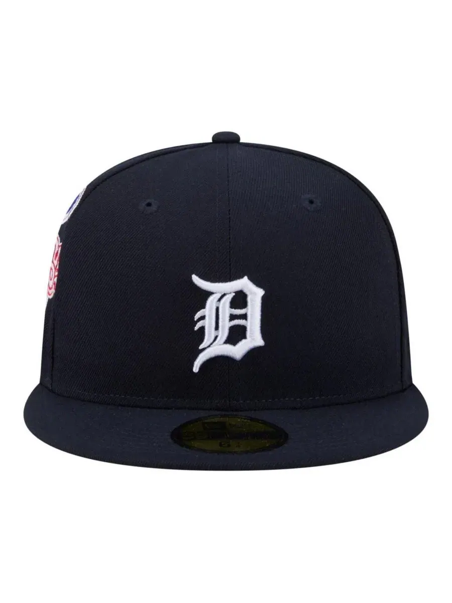 Бейсболка New Era Detroit Tigers Hidden Hit 59FIFTY — изображение 2 из 5, темно-синий