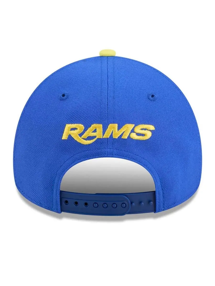 Кепка New Era 9FORTY A-Frame с козырьком, Los Angeles Rams — изображение 3 из 5, золотистый