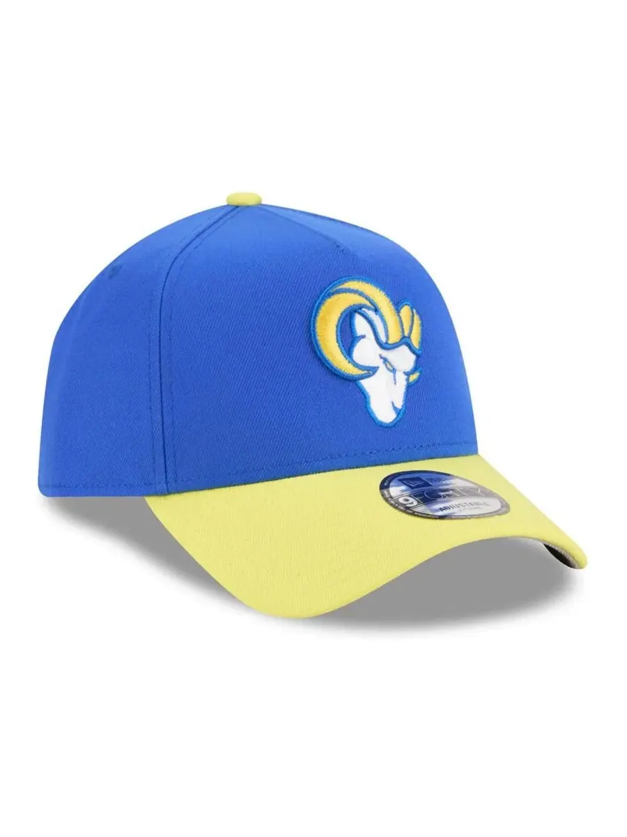Кепка New Era 9FORTY A-Frame с козырьком, Los Angeles Rams — изображение 4 из 5, золотистый