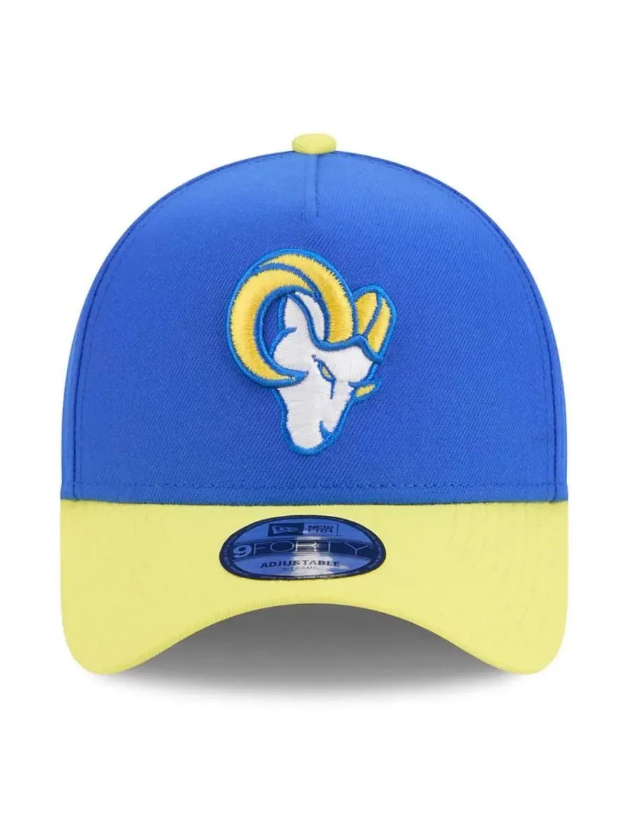 Кепка New Era 9FORTY A-Frame с козырьком, Los Angeles Rams — изображение 5 из 5, золотистый