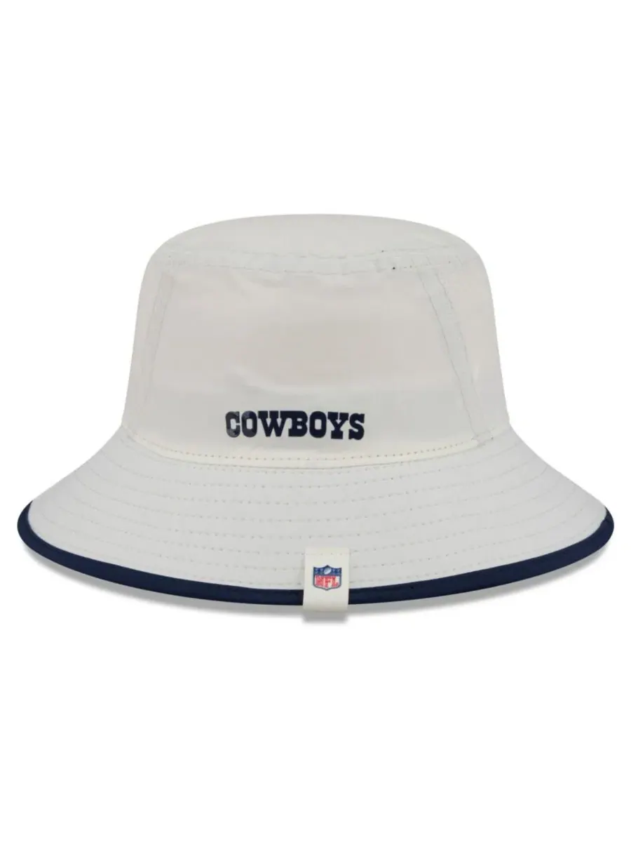 Панама спортивная с логотипом Dallas Cowboys New Era — изображение 4 из 4, бежевый