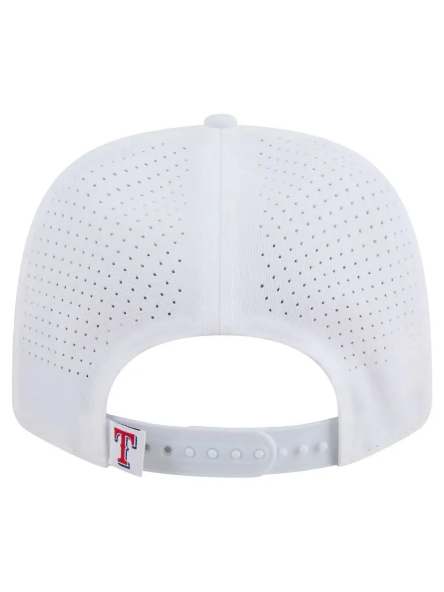 New Era Мужская белая регулируемая кепка Texas Rangers COOLERA 9SEVENTY — изображение 2 из 5, белый
