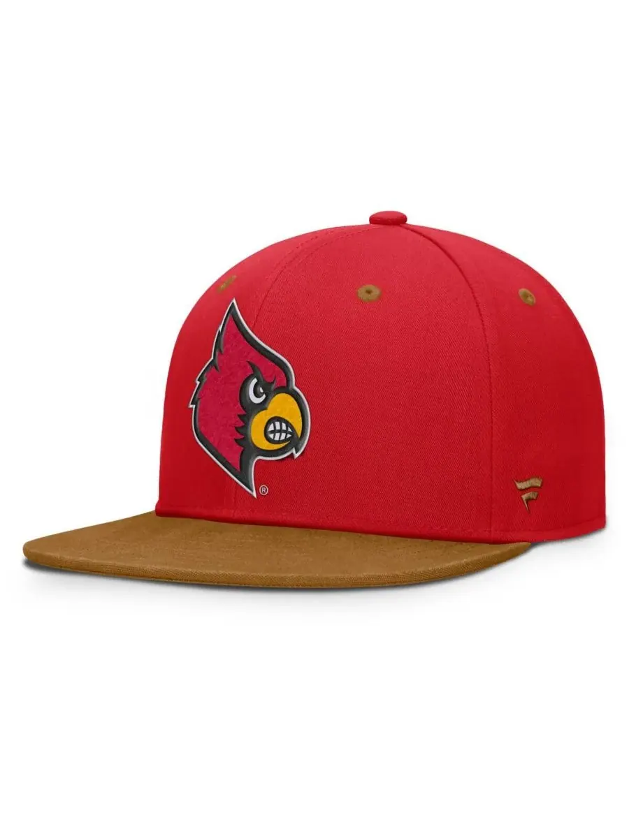 Fanatics Мужская красно-коричневая бейсболка Louisville Cardinals NoBo Fitted Hat — изображение 1 из 4, красный коричневый